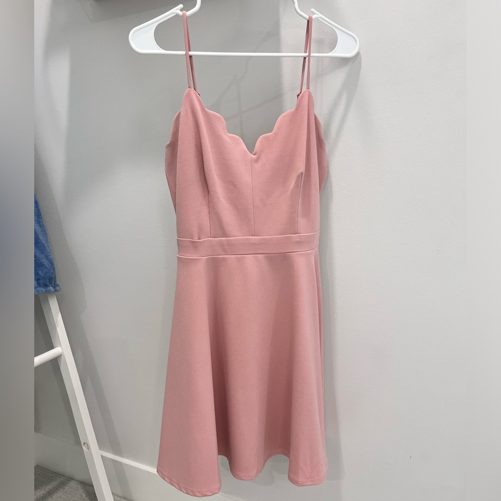 B Darlin pink dress